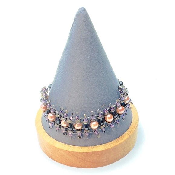 Erickson Beamon-Style 90s Bracelet — Pearl Punk Meets Gothic Romance — EUC - Picture 3 of 7